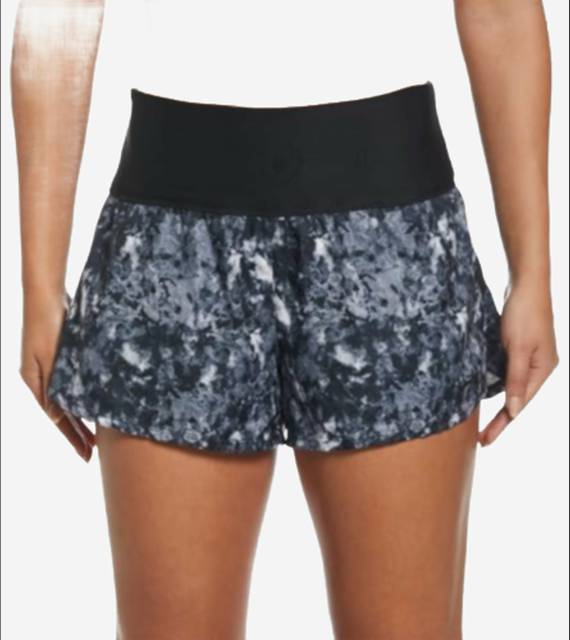 NikeWomen'sHighWaistBoardShorts-Black/White|SwimEssentials
