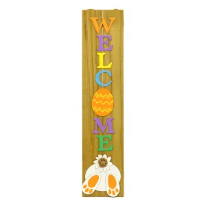 43 in. Welcome Easter Sign Porch Decoration