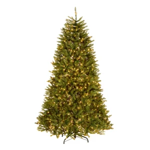 7.5 ft. Pre-Lit Dunhill Fir Hinged Tree with Clear Lights, Plug-In
