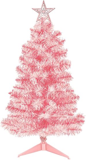 DUUDO 3FT Premium Hinged Artificial Holiday Small Mini Christmas Tree for Tabletop,Home, Office, Indoor and Outdoor Holiday Decoration,Easy Assembly Metal Hinges & Foldable Base
