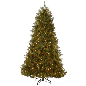 6.5 ft. Pre-Lit Dunhill Fir Tree with Clear Lights, Plug-In