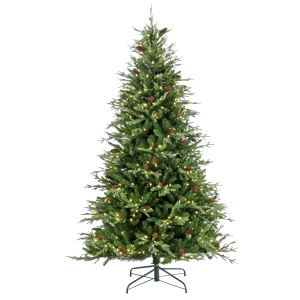 7.5 ft. Pre-Lit Skykomish Pine Tree with LED Lights, Plug-In