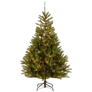 6.5 ft. Pre-Lit Topeka Spruce Tree with Clear Lights, Plug-In