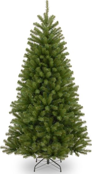 National Tree Company 6 ft Unlit North Valley Spruce Artificial Christmas Tree, 680 Tips, Includes Stand, Green
